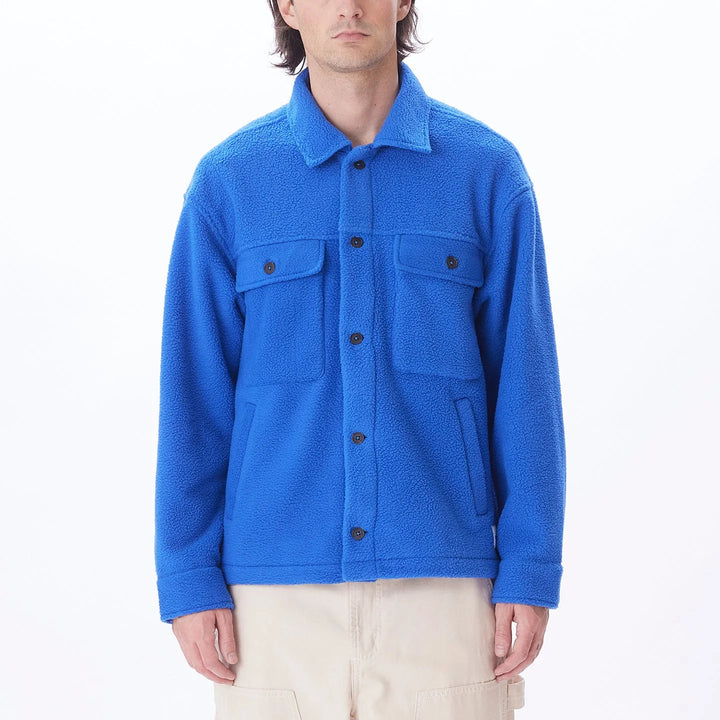 THOMPSON SHIRT JACKET SURF BLUE|