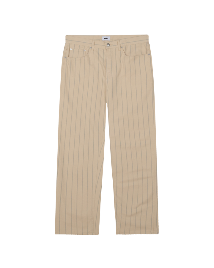 CLASSIC BAGGY STRIPE DENIM - PELICAN MULTI