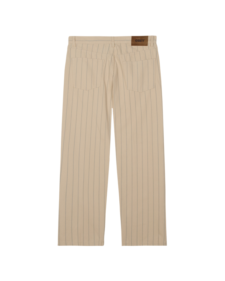 CLASSIC BAGGY STRIPE DENIM - PELICAN MULTI