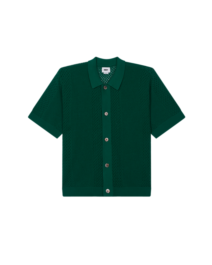 EVAN SWEATER SHIRT - FORREST GREEN