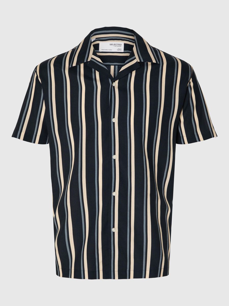 REG AIR SHIRT - sky captain stripes