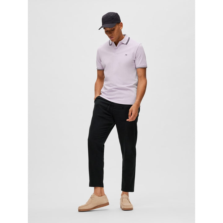SLIMTAPE BRODY LINEN PANT - black