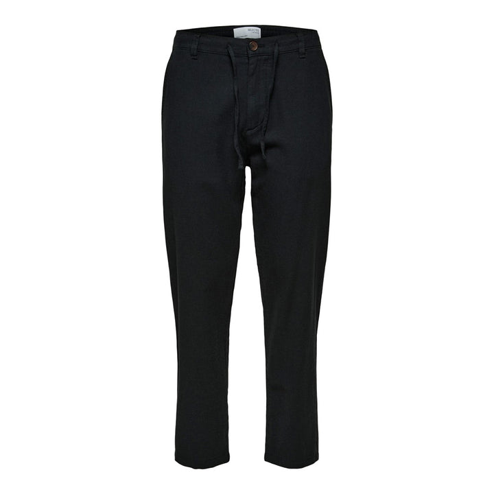 SLIMTAPE BRODY LINEN PANT - black