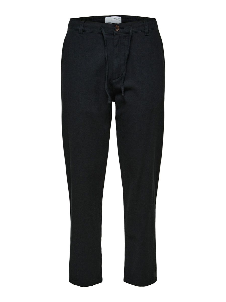 BRODY LINEN PANT - black