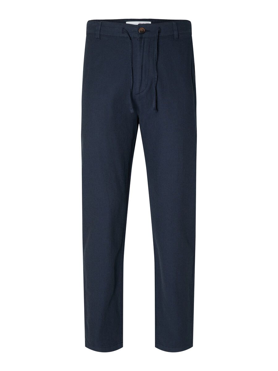 BRODY LINEN PANT - Dark Sapphire
