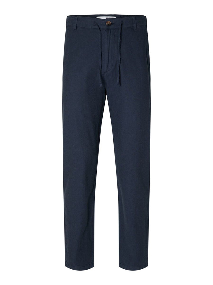 BRODY LINEN PANT - Dark Sapphire