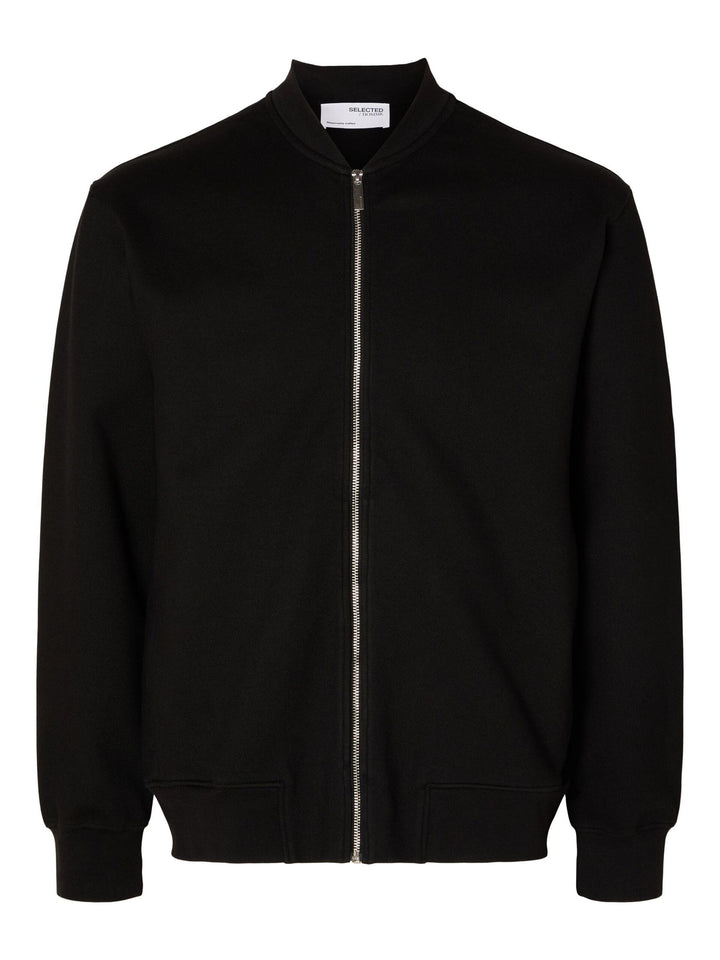 bomber jacket - black