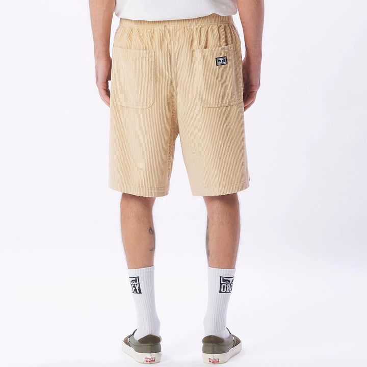 Easy relaxed Cord Short - cream