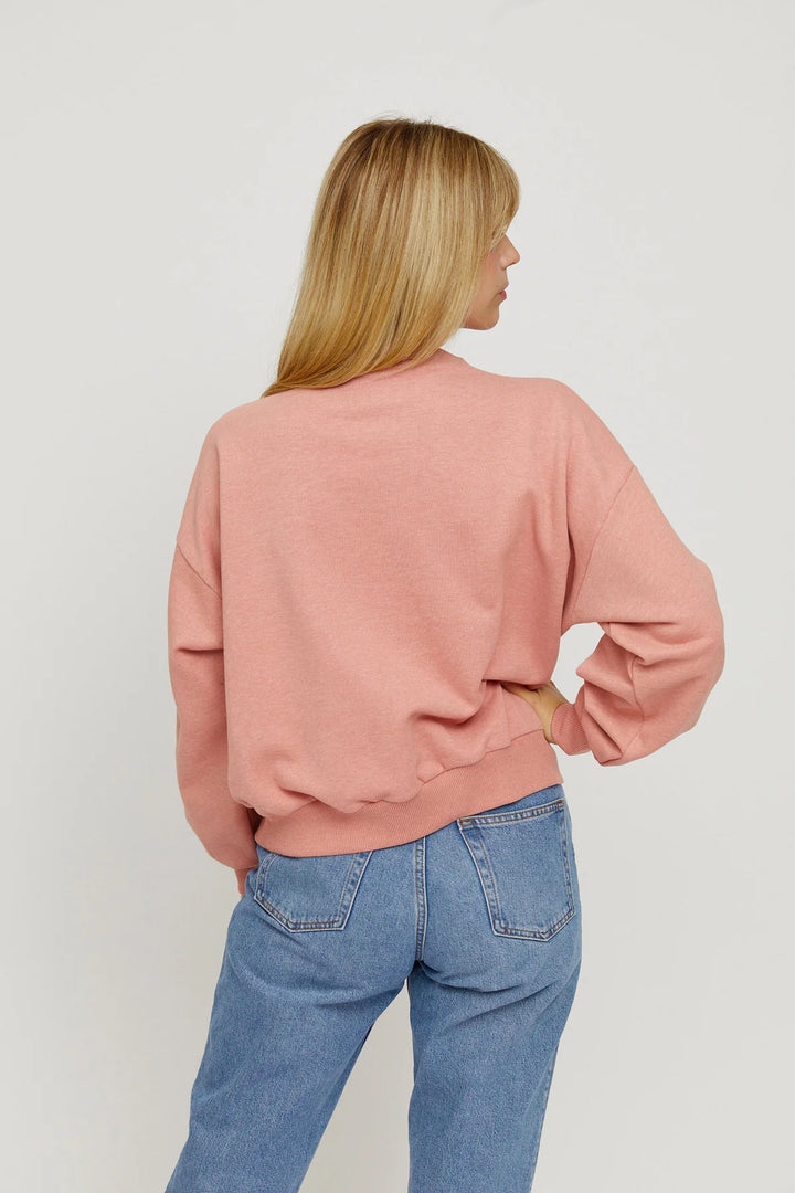 Sweatshirt "Mona" - rose clay