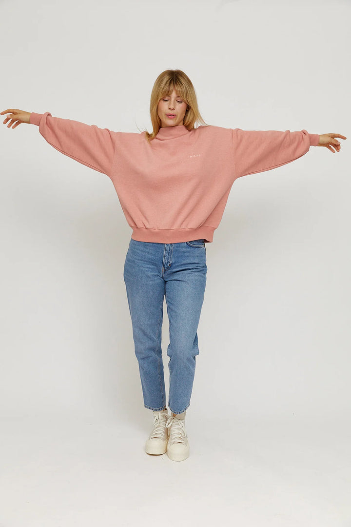 Sweatshirt "Mona" - rose clay
