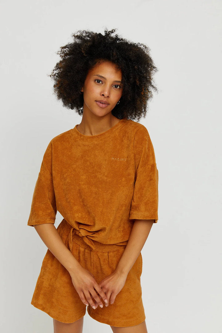 T-Shirt "Sunset" - brown sugar