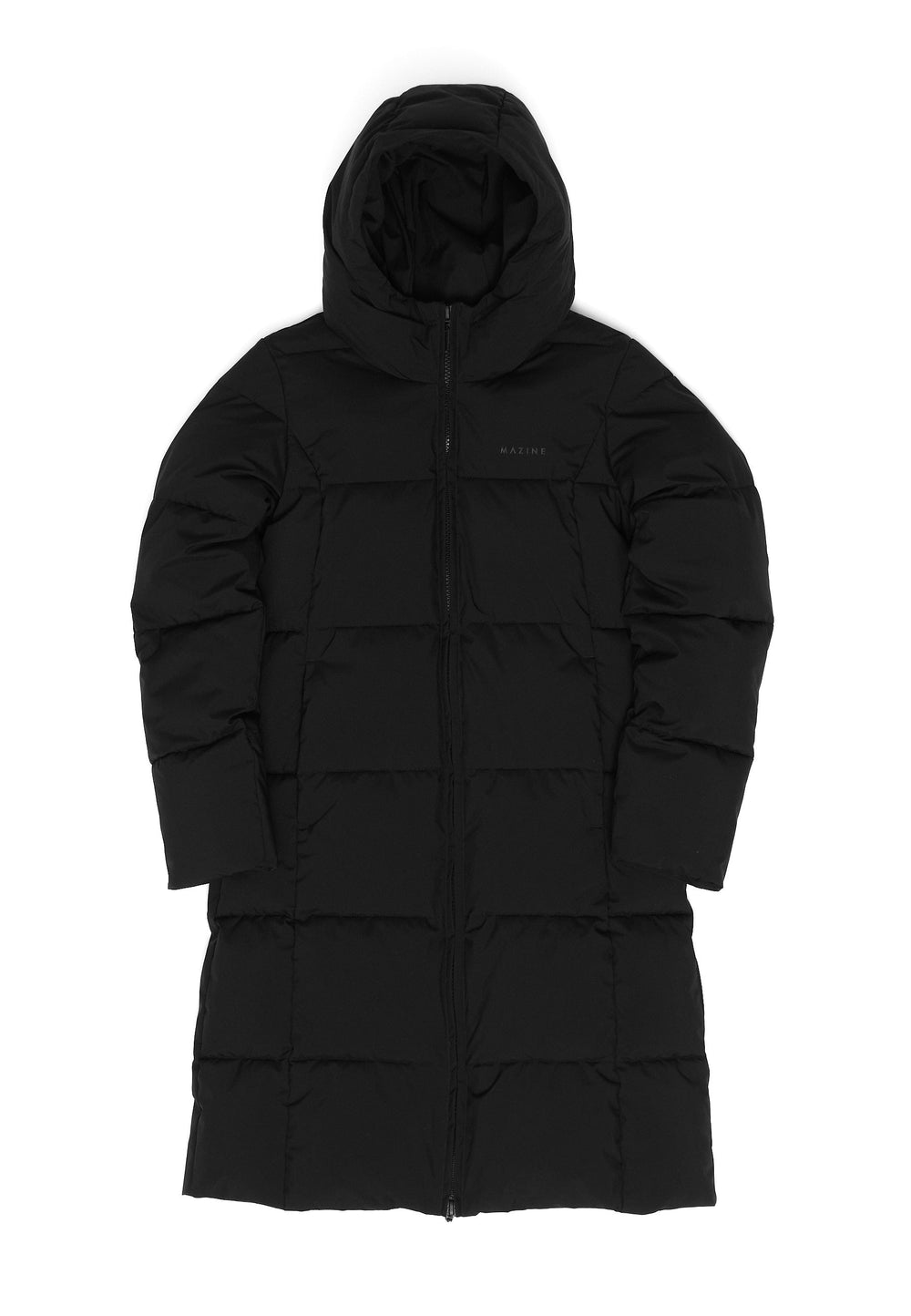 Basic Puffer Coat -  black