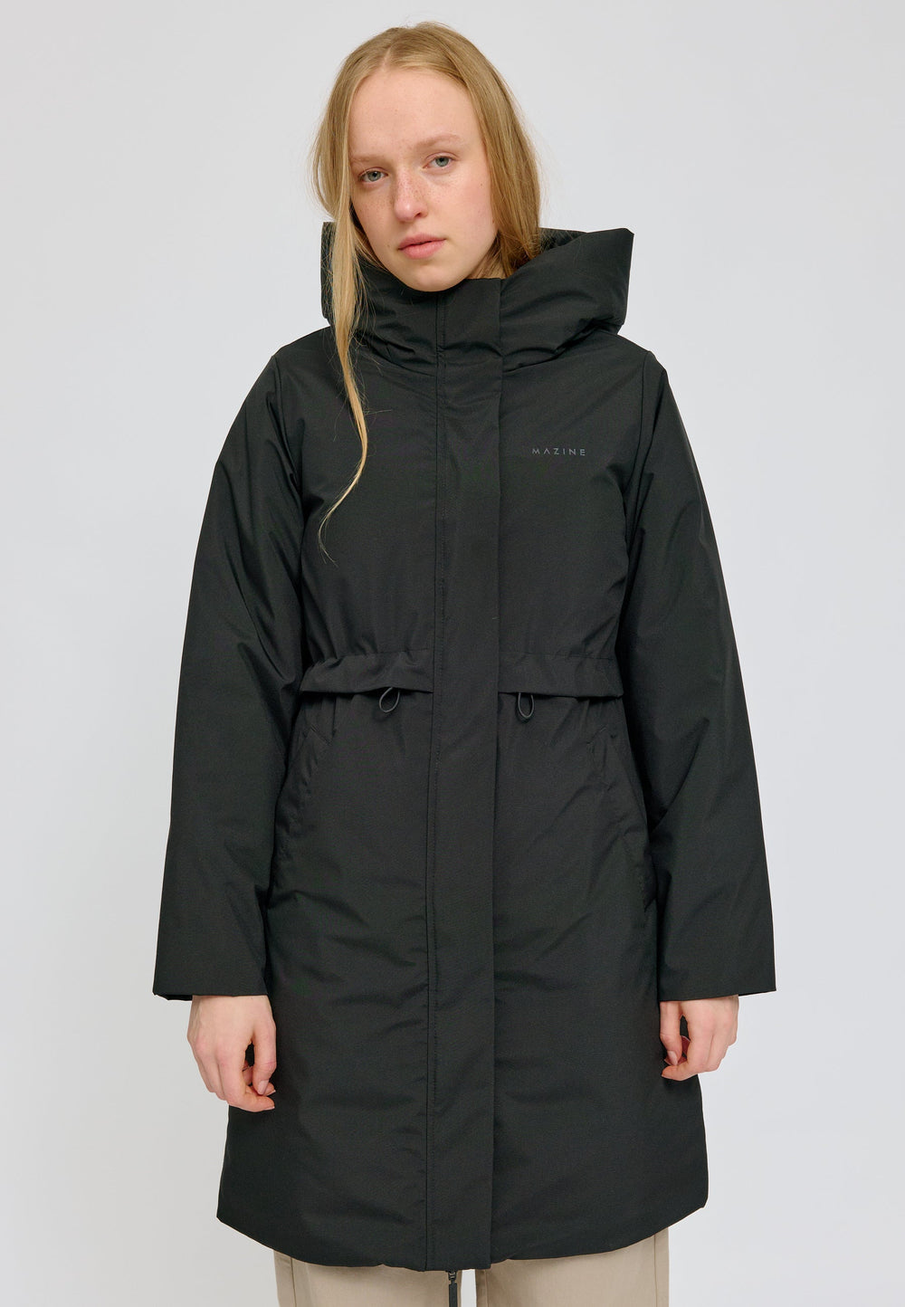Basic Padded Parka - black
