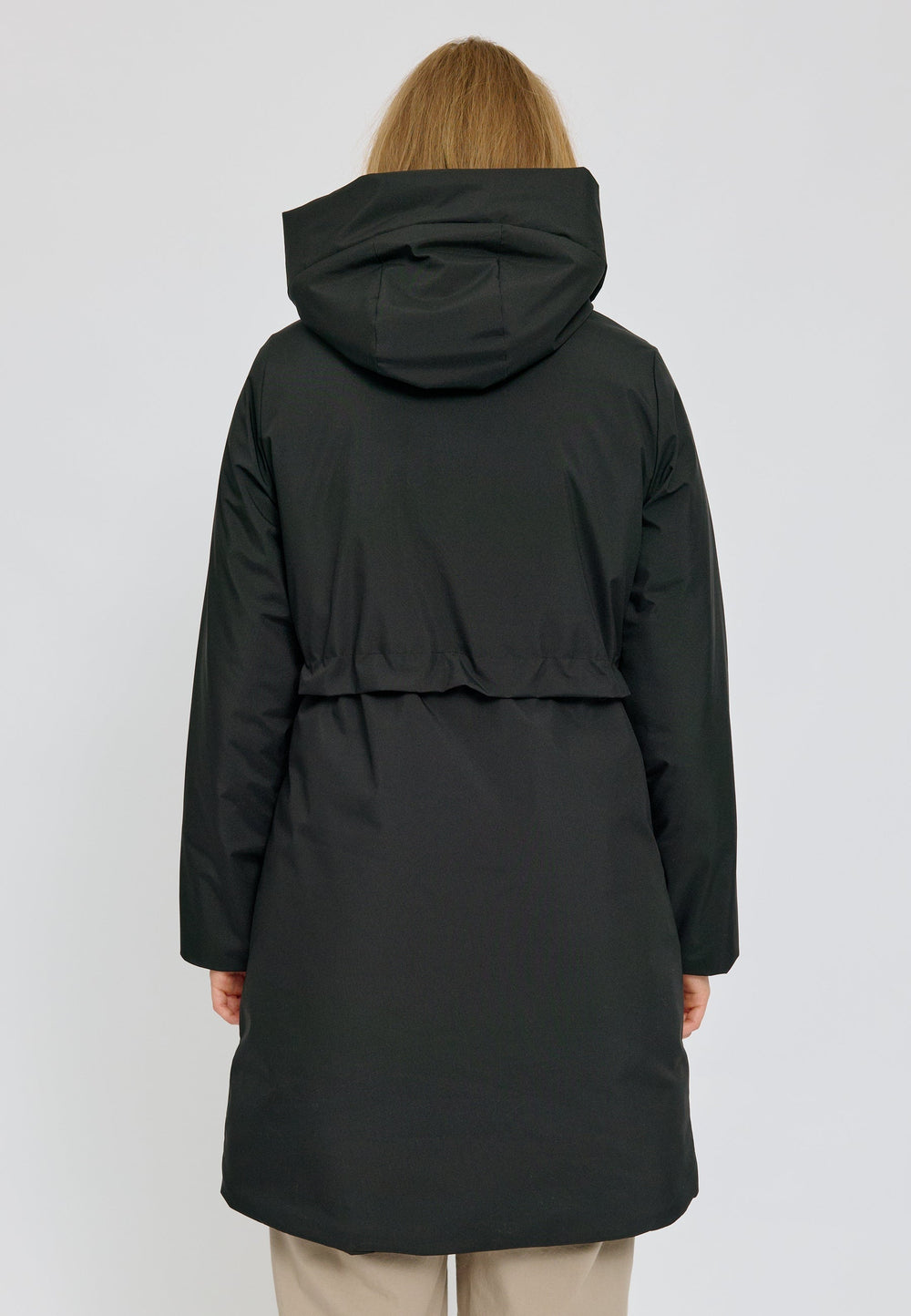 Basic Padded Parka - black