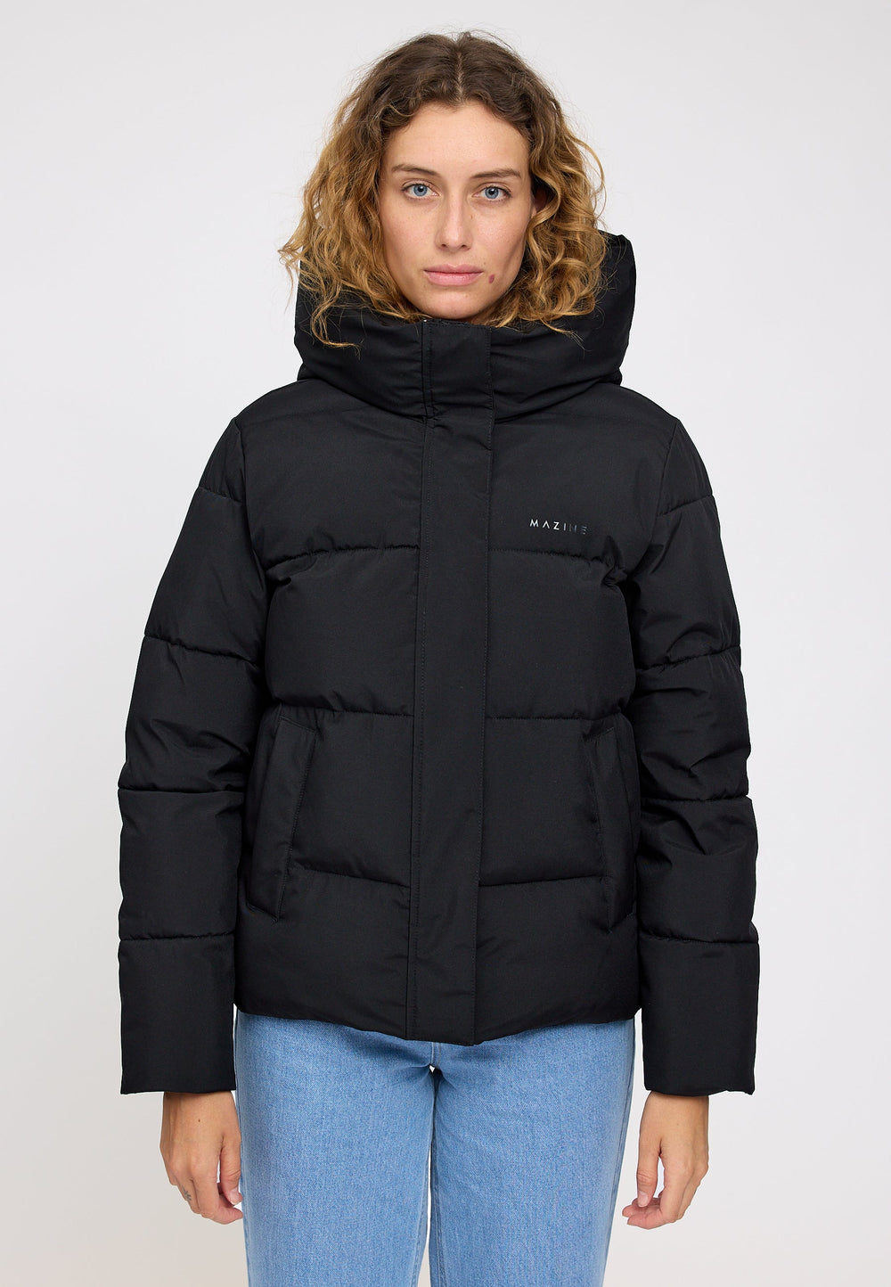 Basic Puffer Jacket - black