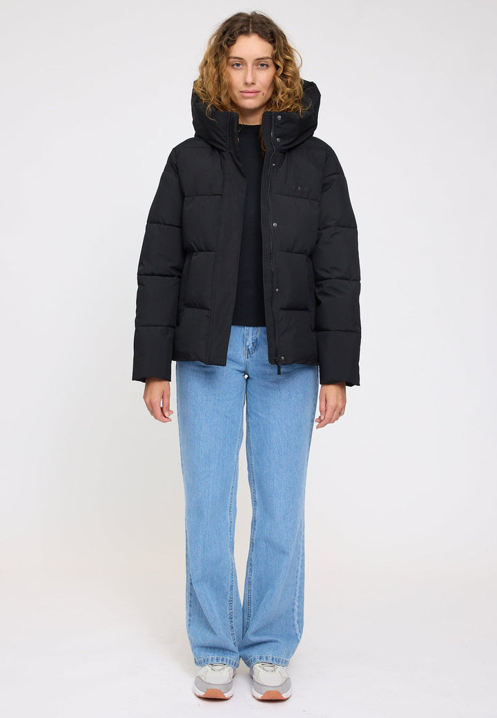 Basic Puffer Jacket - black