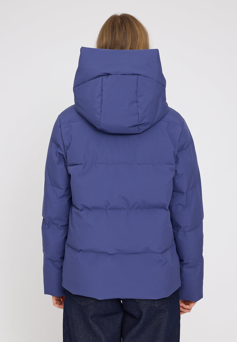 Basic Puffer Jacket - violet blue