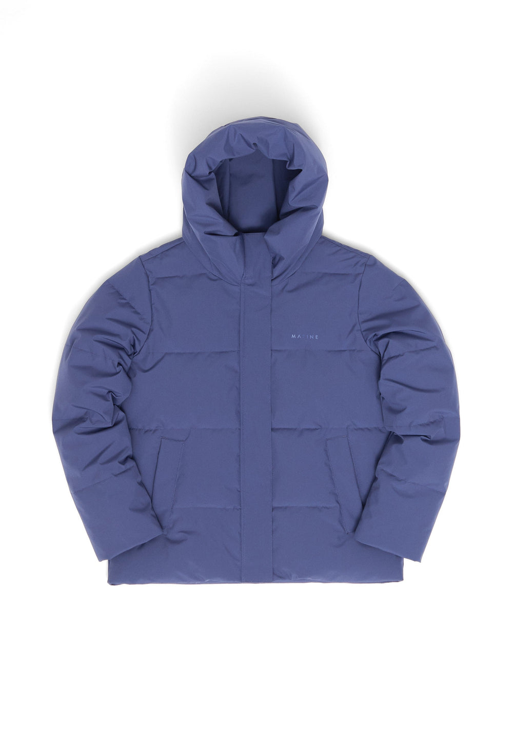Basic Puffer Jacket - violet blue