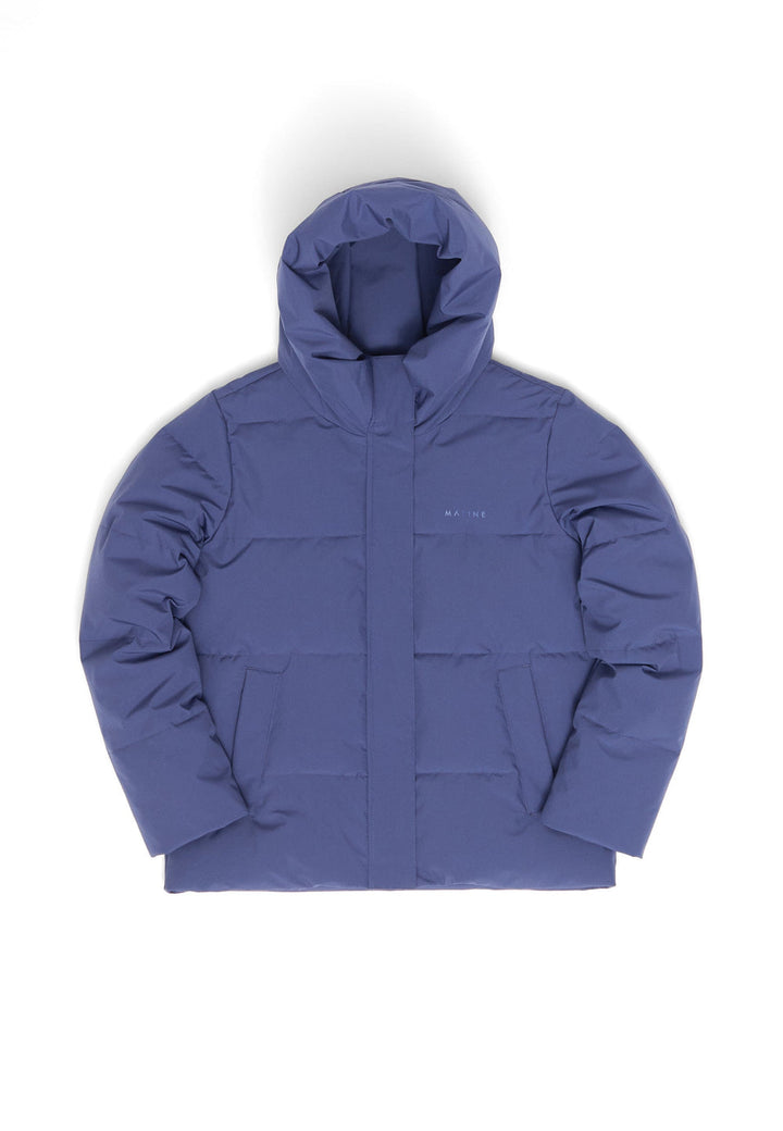 Basic Puffer Jacket - violet blue