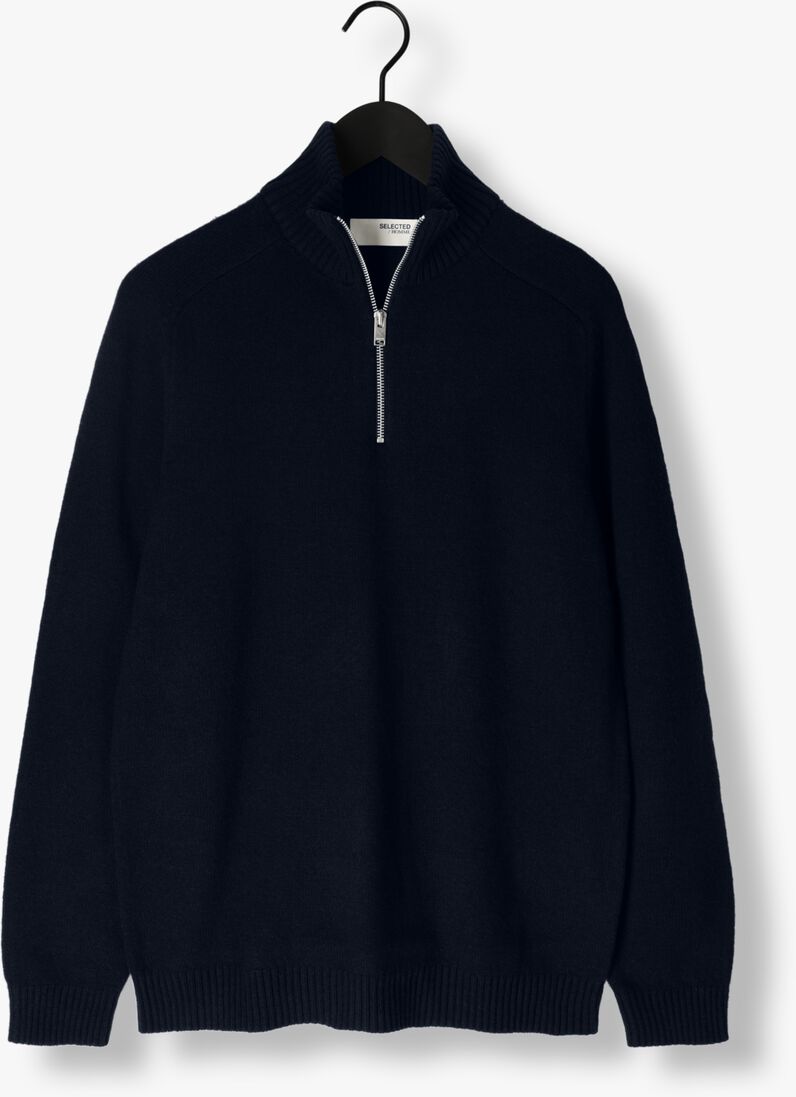 SLHREG DAN WOOL-MIX ZIP HIGH NECK