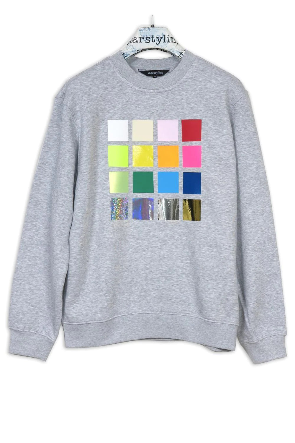 Sweater"Richter"- grey/multi