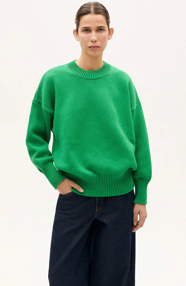 PETRA KNITTED SWEATER - GREEN