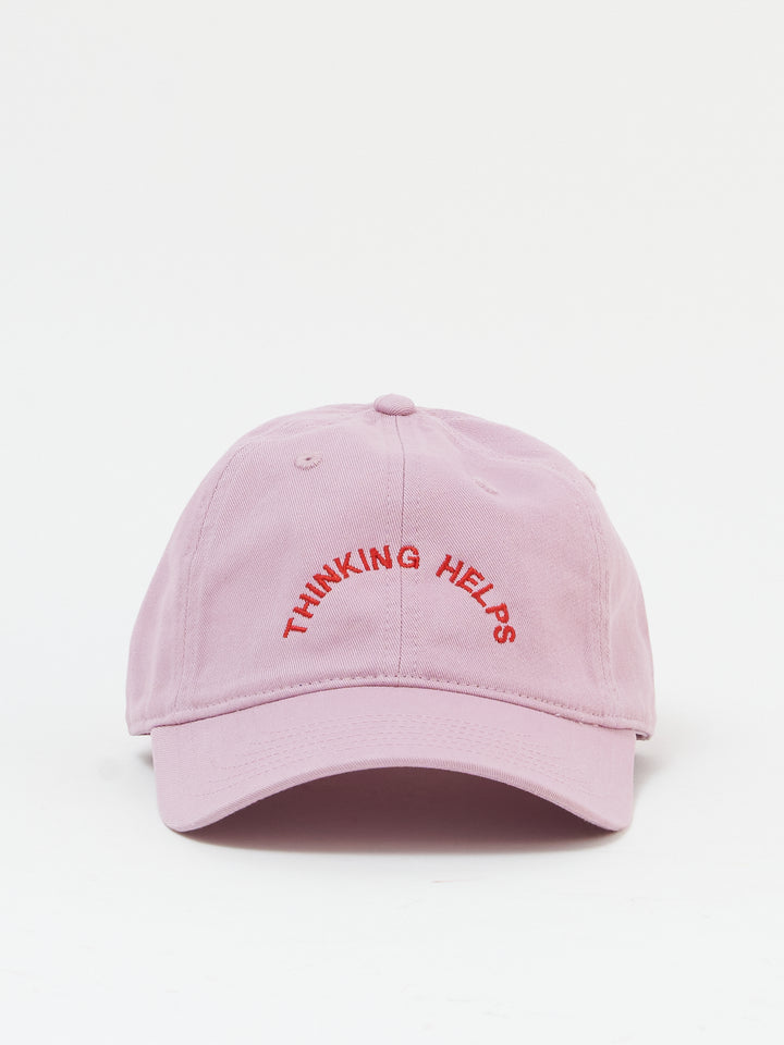 THINKING HELPS - SOFT PINK RED