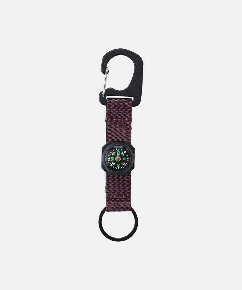 COMPASS KEYRING - PURPLE