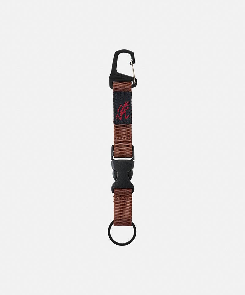 WEBBING KEY HOLDER - BROWN