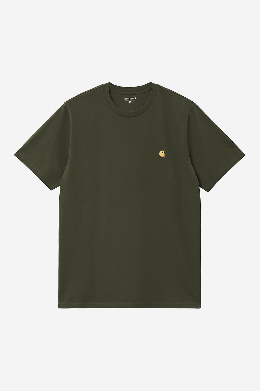 S/S Chase T-Shirt 100 % Cotton olive gold