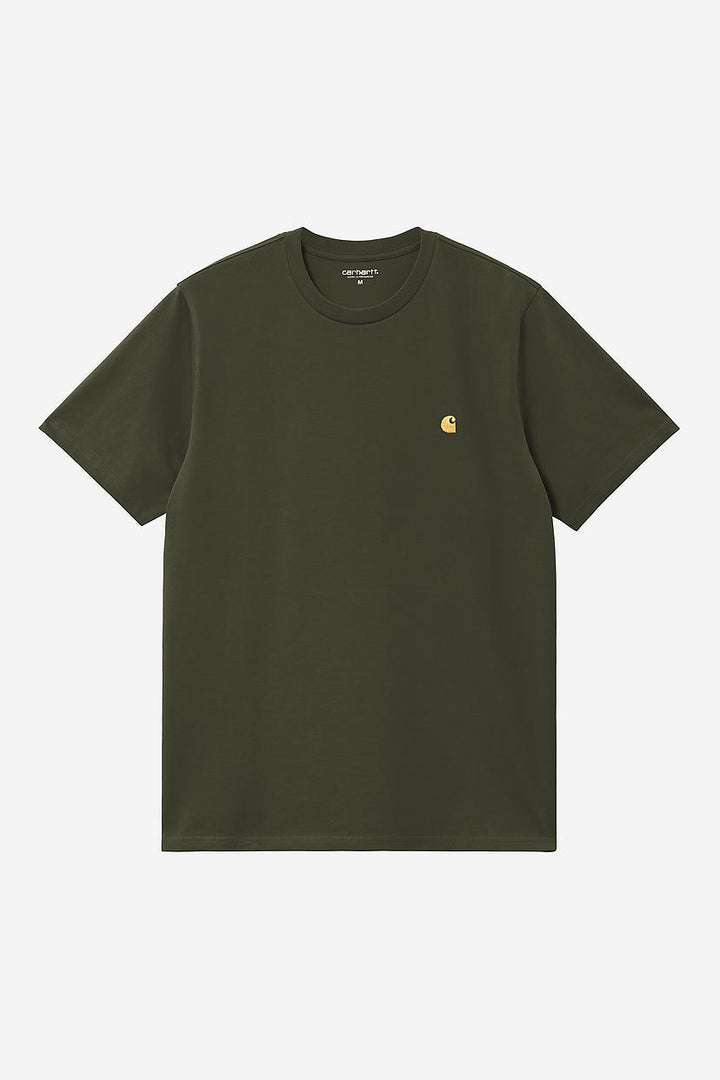 S/S Chase T-Shirt 100 % Cotton olive gold