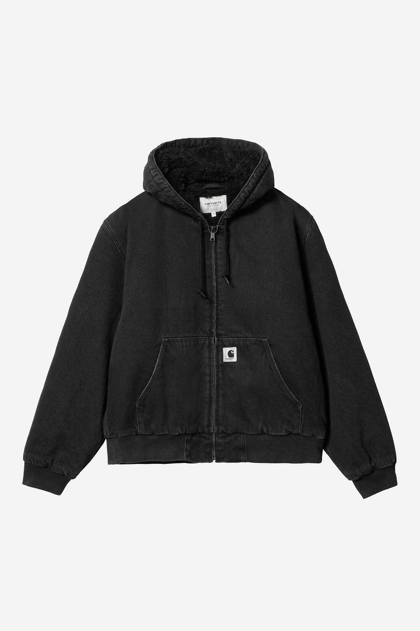 W' OG Active Jacket - Black stone washed