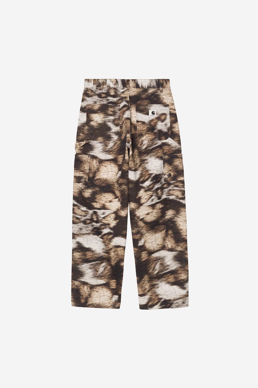 W' Brandon Single Knee Pant - Wild Dog Print stone