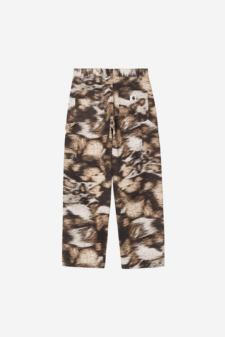 W' Brandon Single Knee Pant - Wild Dog Print stone