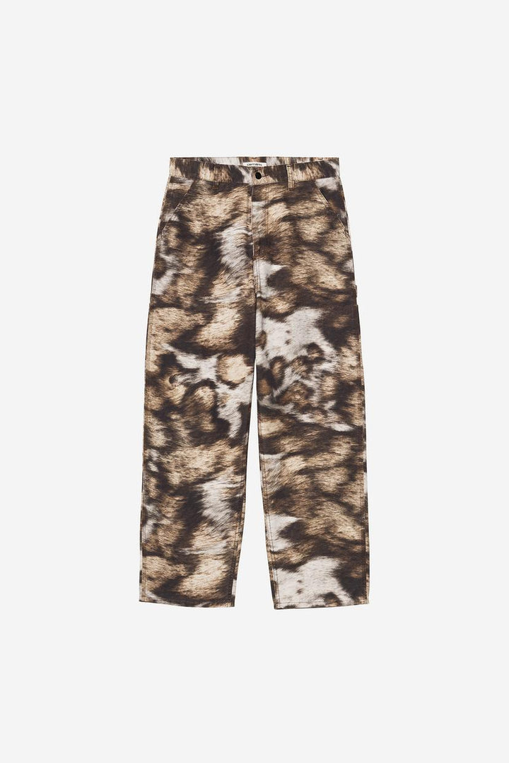 W' Brandon Single Knee Pant - Wild Dog Print stone