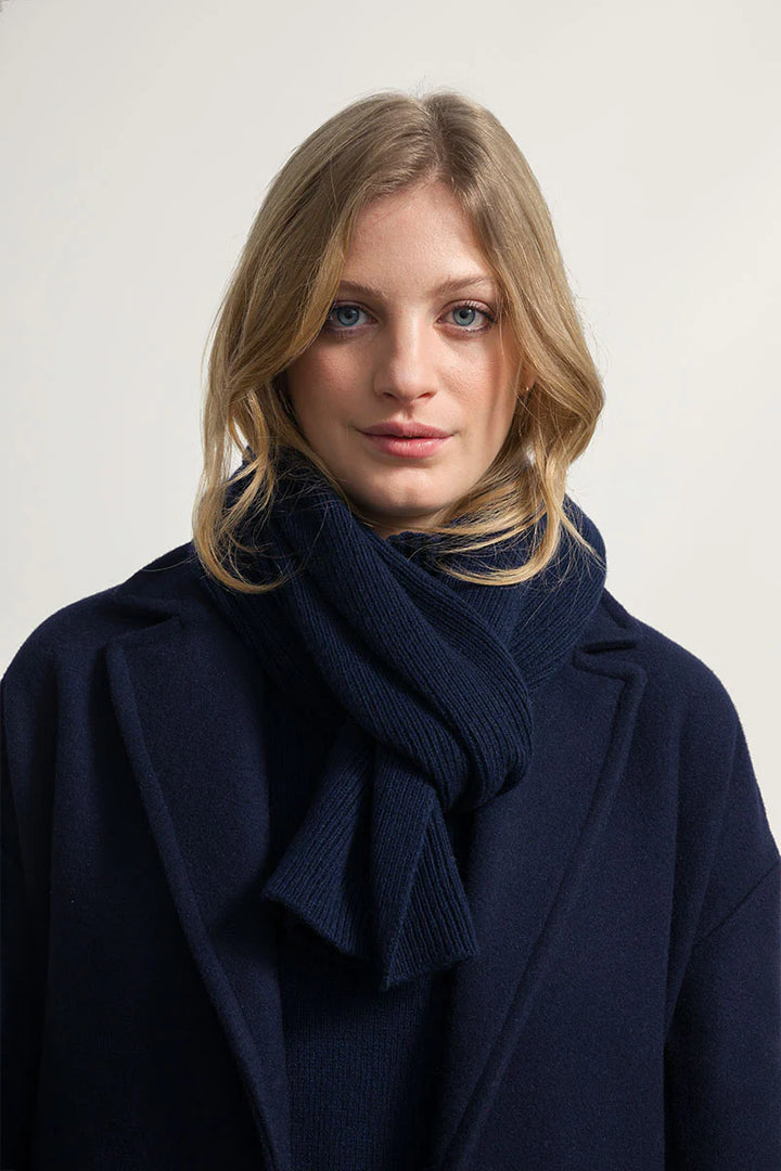 Cashmere Scarf Federico - blue mora