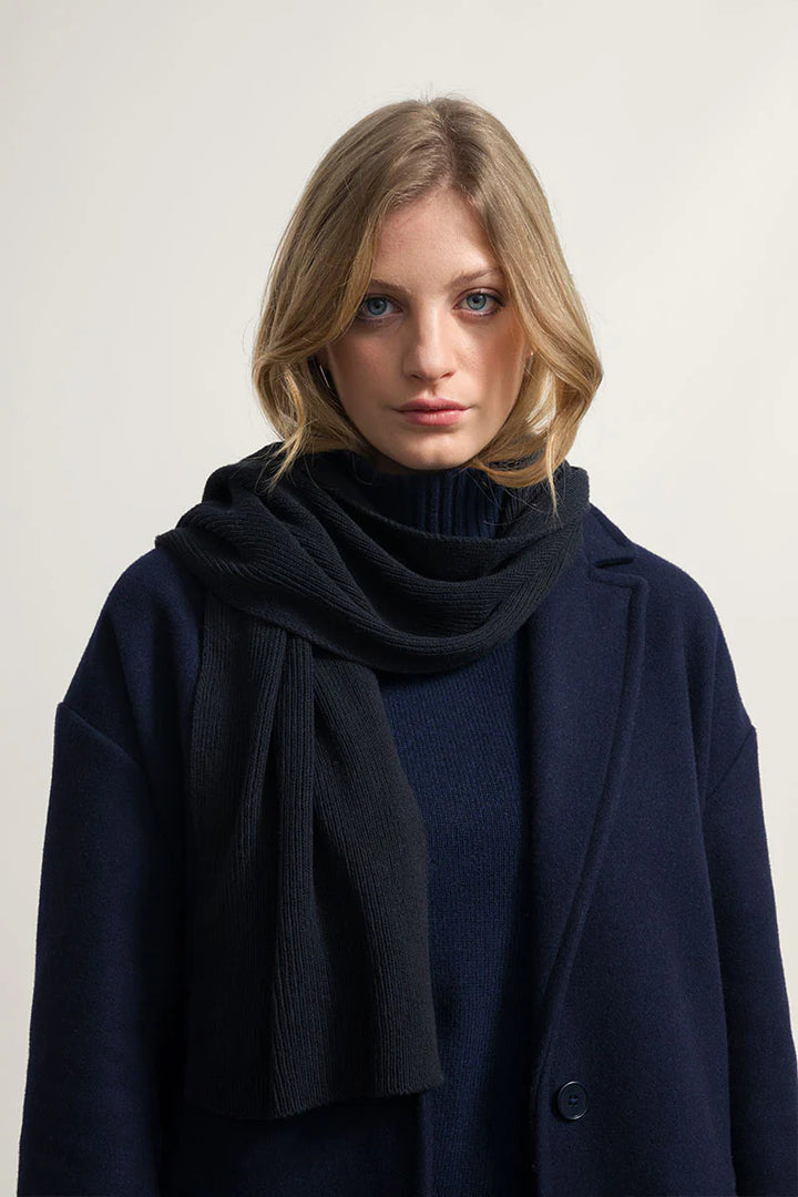Cashmere Scarf Federico - Nero Ardesia