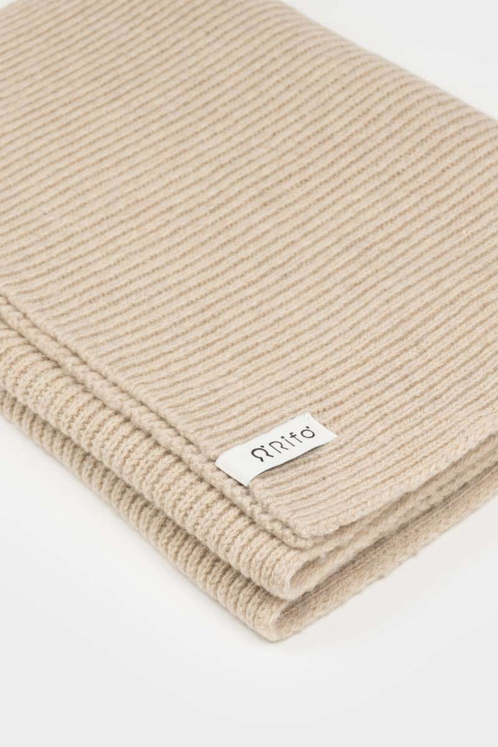 Cashmere Scarf Federico - Beige Cantuccino