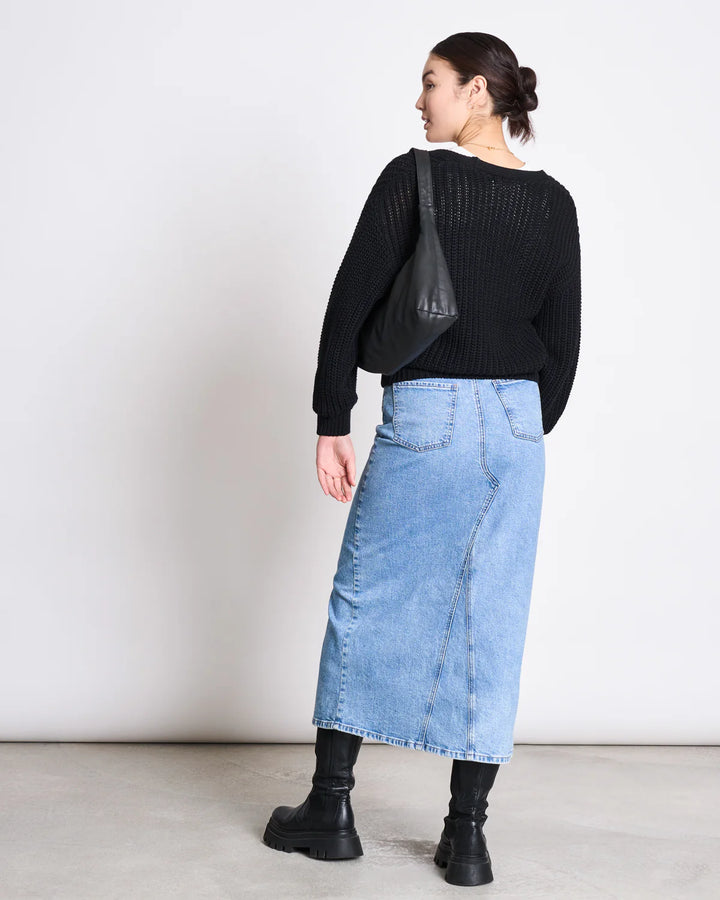 CHUNKY CARDIGAN LENA BLACK