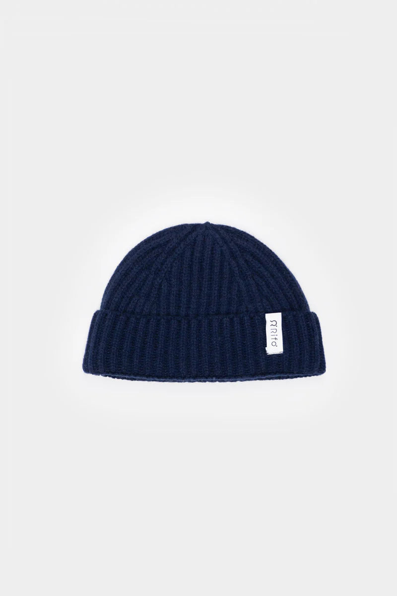 Fisherman Cashmere Beanie leonardo - blue mora
