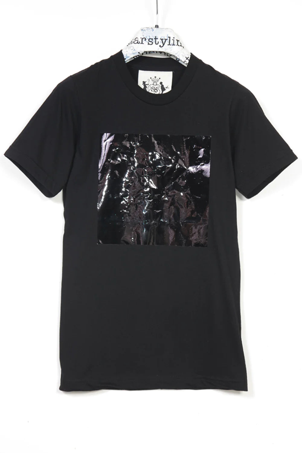 T-Shirt "Big Square" - black/black