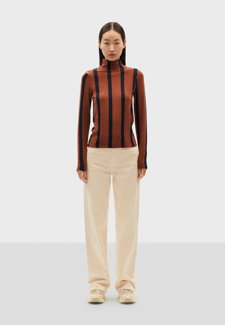 ELLEN TOP - Toasted Navy