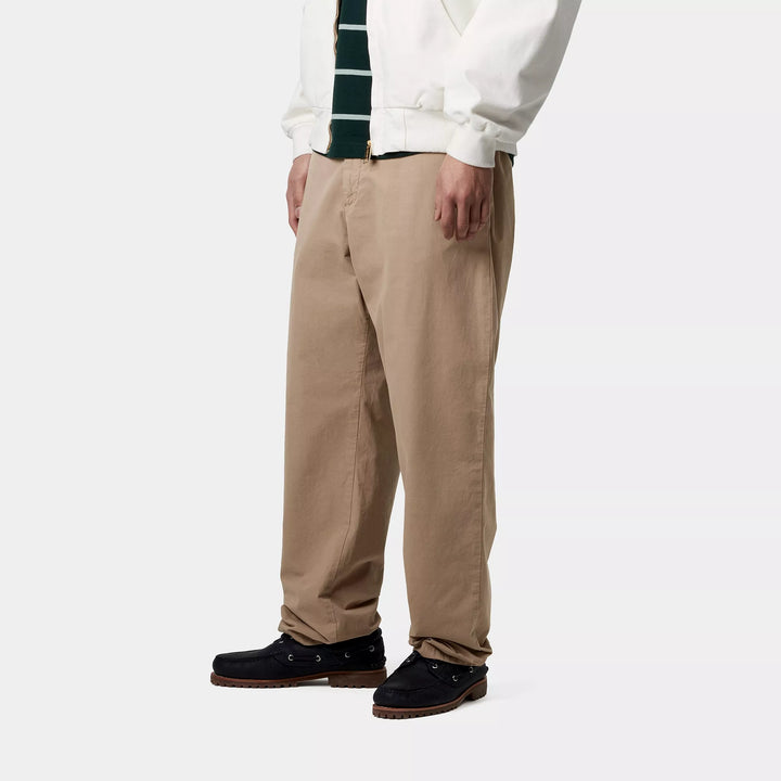 Calder Pant 100 % Cotton - leather