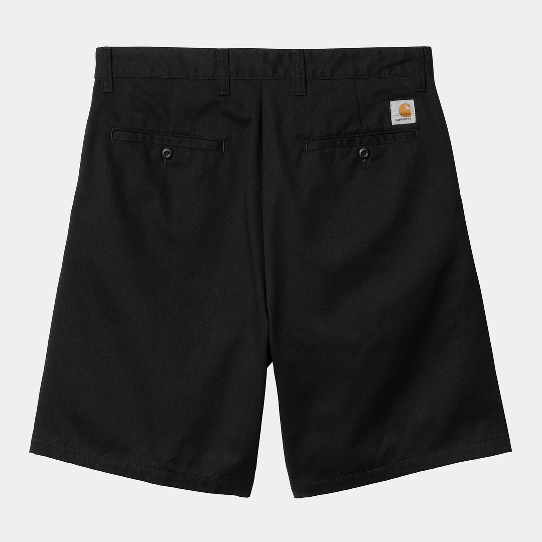 Calder Short 65/35 % Cotton/Polyester Black rinsed