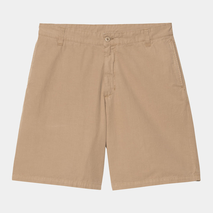 Calder Short 65/35 % Cotton/Polyester - Leather