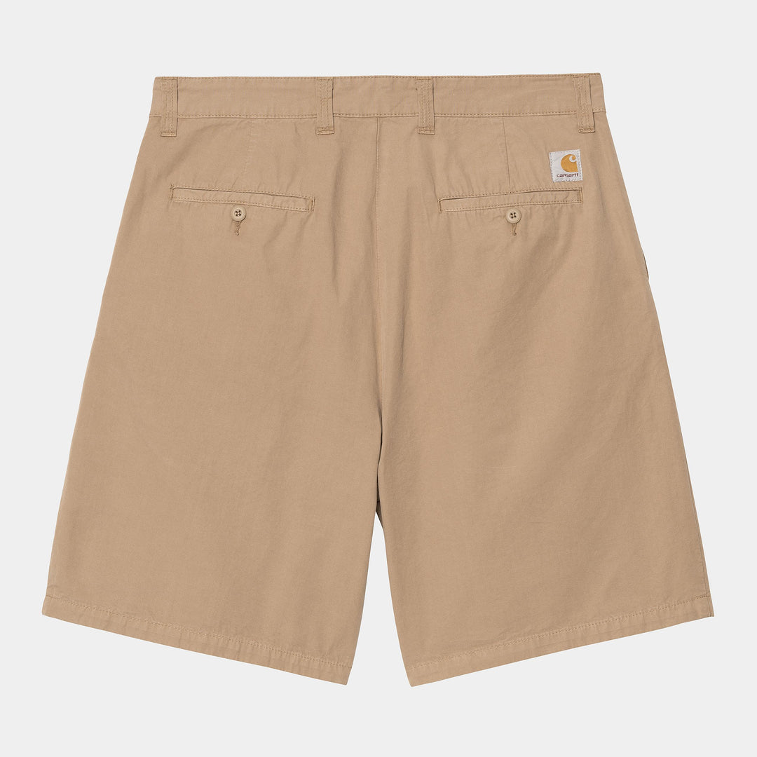Calder Short 65/35 % Cotton/Polyester - Leather