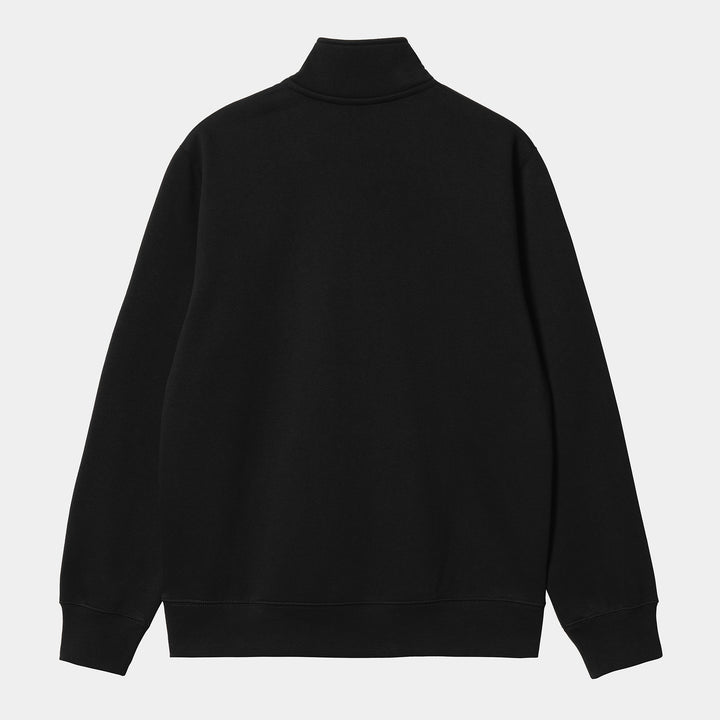 Chase Neck Zip Sweatshirt - Black/Gold
