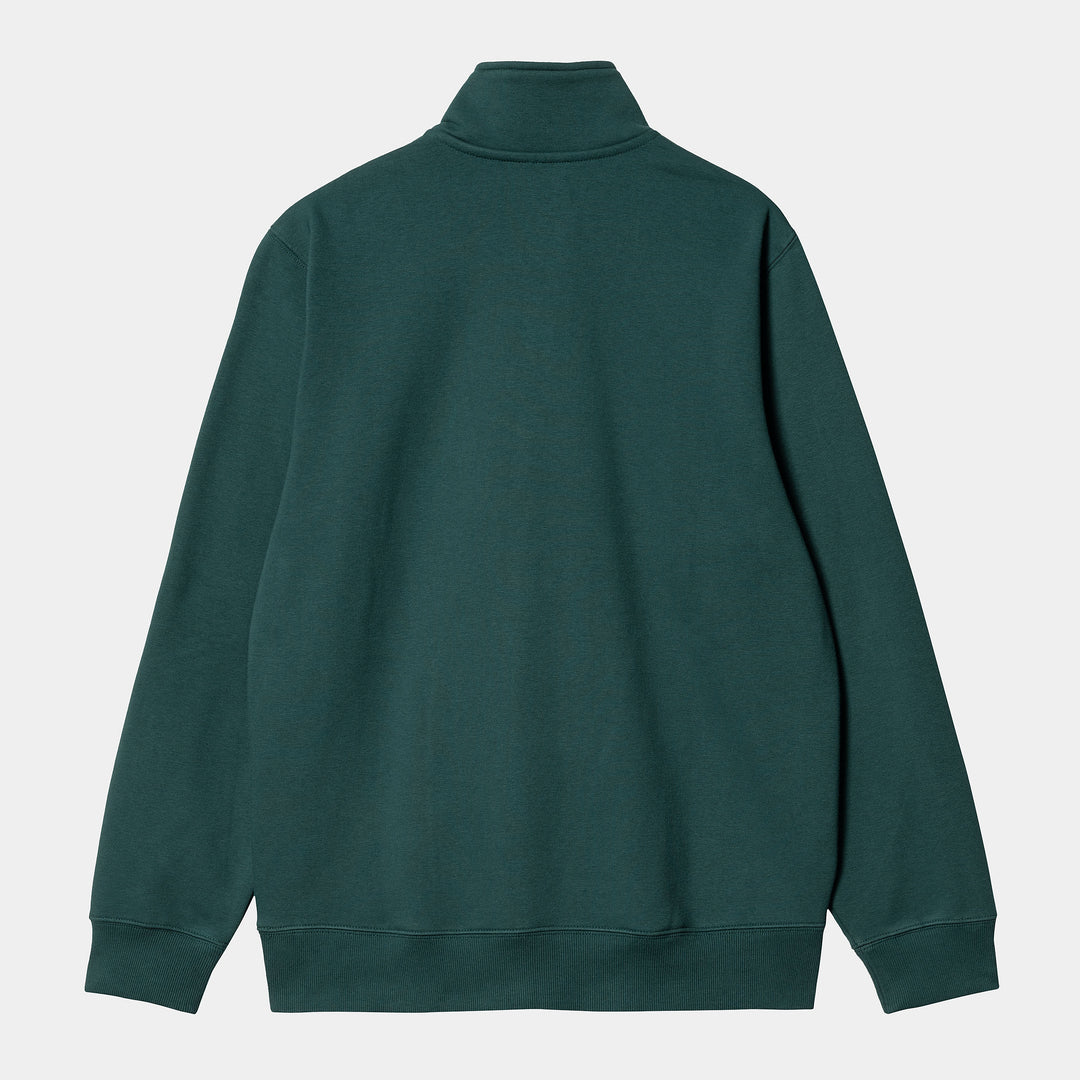 Chase Neck Zip Sweat - botanic