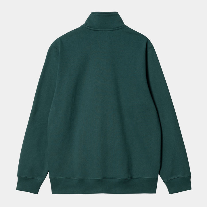 Chase Neck Zip Sweat - botanic