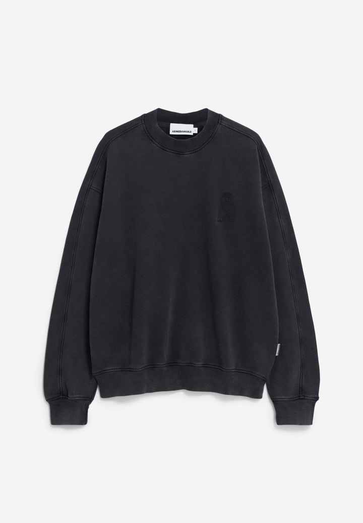 EMAAL CREWNECK GMT DYE - black washed